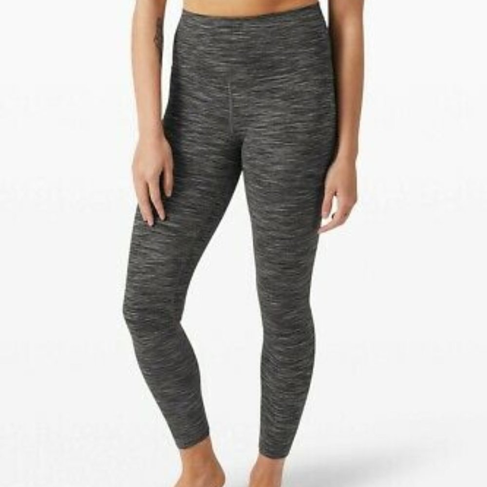 Lululemon Align 28" Wee Space Dark Carbon Ice Grey